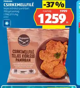 ALDI PRIMANA CSIRKEMELLFILÉ ajánlat