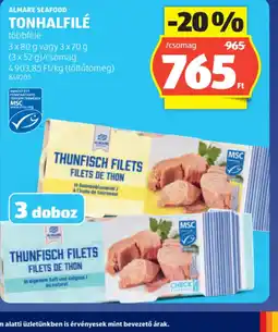 ALDI ALMARE SEAFOOD TONHALFÉLÉ ajánlat