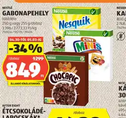 ALDI NESTLÉ GABONAPEHELY ajánlat
