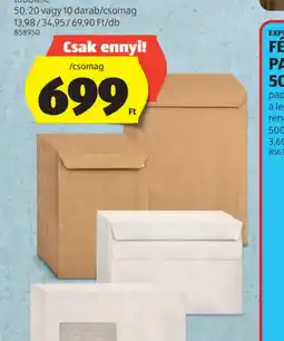 ALDI EXPERTIZ LEVÉLBORÍTÉK VAGY TASAK ajánlat