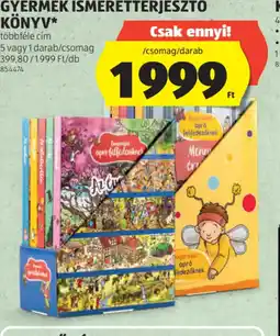 ALDI GYERMEK ISMERETTERJESZTŐ KÖNYV ajánlat