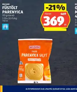 ALDI MILSANI FÜSTÖLT PARENYICA ajánlat