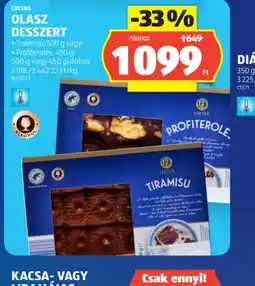 ALDI CUCINA OLASZ DESSZERT ajánlat
