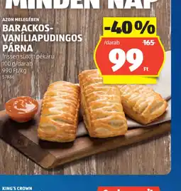 ALDI BARACKOS-VANÍLIAPUDINGOS PÁRNA ajánlat