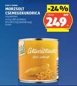 ALDI KING'S CROWN CSEMEGEKUKORICA ajánlat