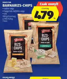 ALDI SNACK FUN BARNARIZS-CHIPS ajánlat