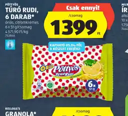 ALDI PÖTTYÖS TÚR RUDI ajánlat
