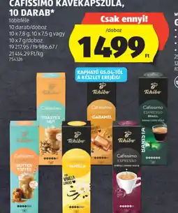 ALDI TCHIBO CAFISSIMO KÁVÉKAPSZULA ajánlat