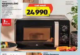 ALDI AMBIANO MIKROHULLÁMÚ SÜTŐ ajánlat
