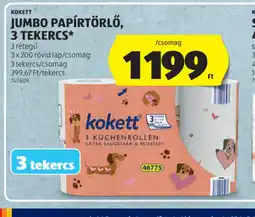 ALDI KOKETT JUMBO PAP kokett®RTÖRLŐ ajánlat