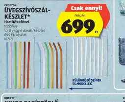 ALDI CROFTON ÜVEGSZÍVSZÁL-KÉSZLET ajánlat