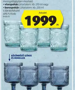 ALDI CROFTON POHÁRKÉSZLET ajánlat