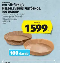 ALDI POWER FORCE XXL SÜTŐPAPÍR ajánlat