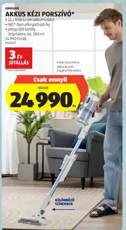 ALDI AMBIANO AKKUS KÉZI PORSZ FtV ajánlat