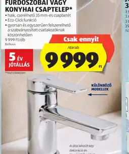 ALDI HOME CREATION FÜRDŐSZOBAI VAGY KONYHAI CSAPTELEP ajánlat
