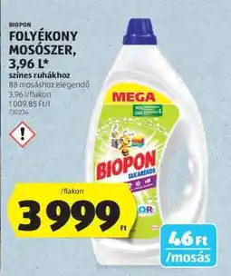 ALDI Biopon Folyékony Mosószer ajánlat