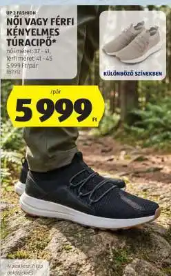 ALDI Női vagy férfi kényelmes túracipő ajánlat
