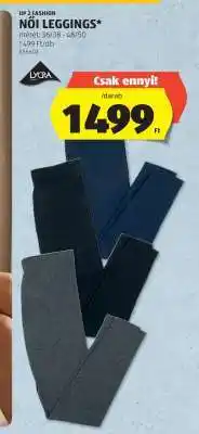 ALDI Női leggings ajánlat