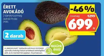 ALDI Érett avokádó ajánlat