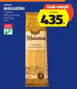 ALDI Császár Makaróni ajánlat