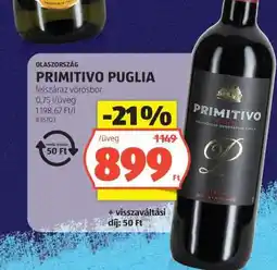 ALDI Primitivo Puglia ajánlat