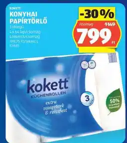 ALDI Kokett Konyhai Papírtörlő ajánlat
