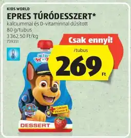 ALDI EPRES TÚRÓDESSZERT ajánlat