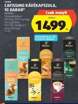ALDI Tchibo Cafissimo Kávékapszula, 10 darab ajánlat