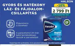 Mosoly patikák PANADOL RAPID ajánlat