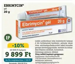 Mosoly patikák EBRIMYCIN ajánlat