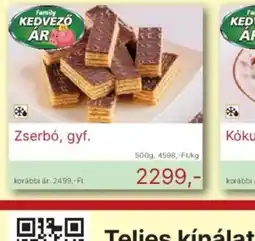 Family Frost Zserb ajánlat