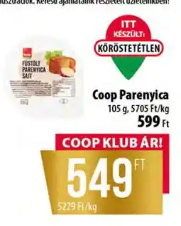 Coop Coop Parenyica ajánlat