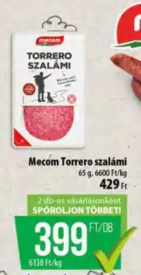 Coop Mecom Torrero szalámi ajánlat