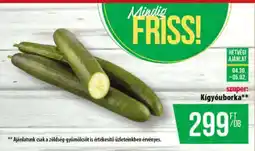 Coop Kígyóuborka ajánlat