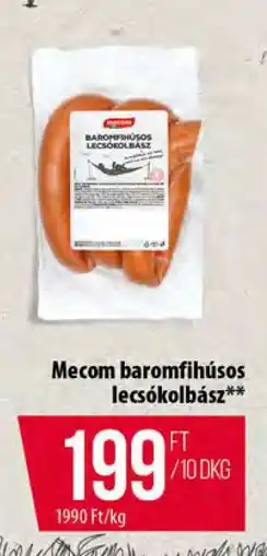 Coop Mecom baromfihúsos lecsókolbász ajánlat