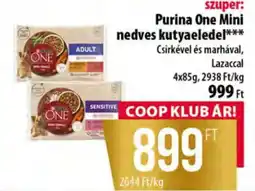 Coop Purina One Mini nedves kutyaeledel ajánlat