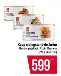 Coop Coop melegszendvics krém ajánlat