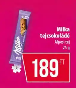 Coop Milka tejcsokoládé ajánlat