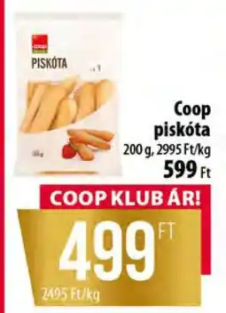 Coop Coop piskóta ajánlat