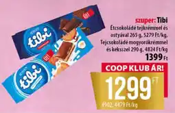 Coop Tibi Étscsokoládé ajánlat