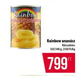 Coop Rainbow ananász ajánlat