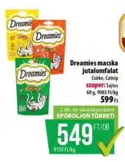 Coop DREAMIES Macska jutalomfalat ajánlat