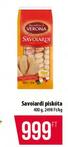 Coop Savoairdi piskóta ajánlat