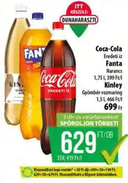 Coop Coca-Cola, Fanta, Kinley ajánlat