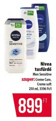 Coop Nivea tusfürdő Men Sensitive ajánlat