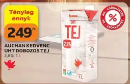 Auchan AUCHAN KEDVENC UHT DOBOZOS TEJ ajánlat