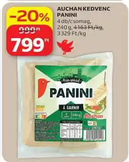 Auchan AUCHAN KEDVENC PANINI ajánlat