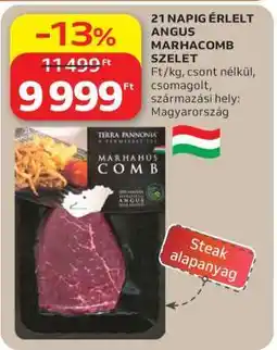 Auchan 21 NAPIG ÉRLELT ANGUS MARHACOMB SZELET ajánlat