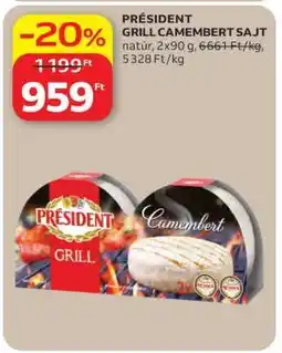 Auchan Président Grill Camembert sajt ajánlat