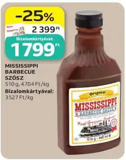 Auchan MISSISSIPPI BARBECUE SZÓSZ ajánlat